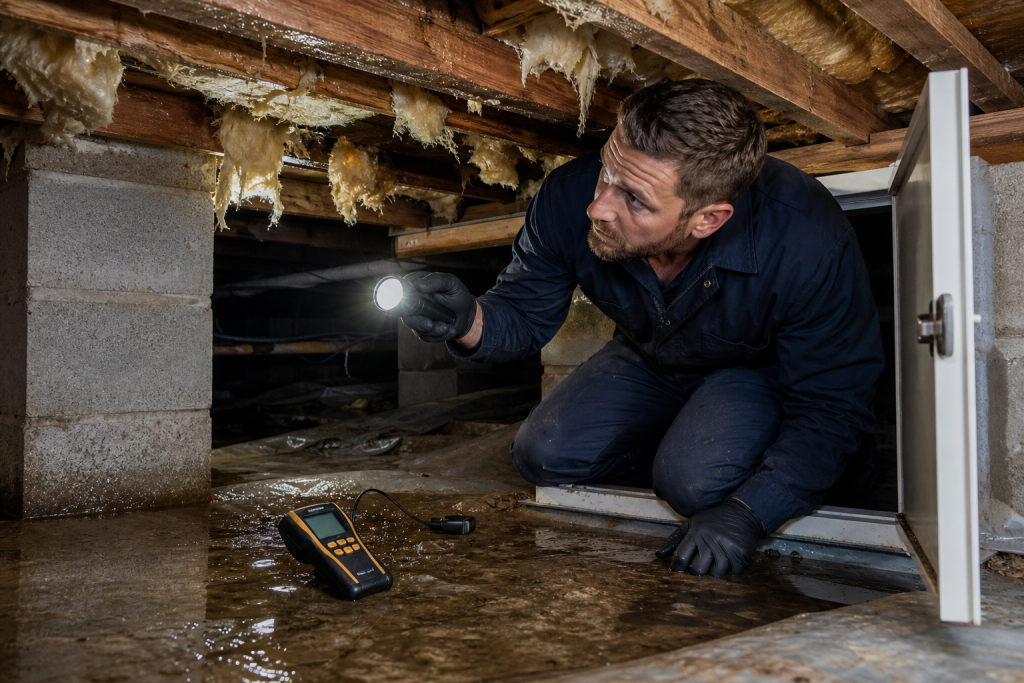 Flooded Crawlspace Cleanup: Signs of Hidden Moisture to Check First